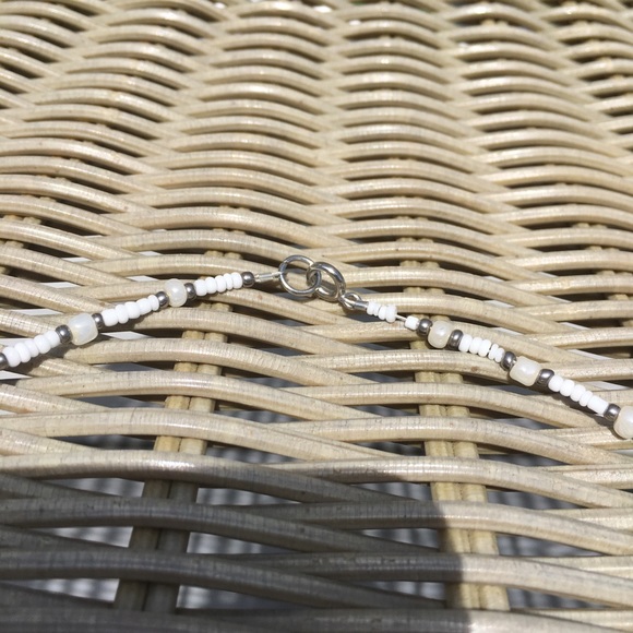 VSCO Seed Bead Necklace/Choker Lemon Sorbet - Picture 3 of 5